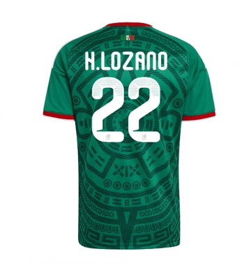 Mexiko Hirving Lozano #22 Hemmatröja VM 2026 Kortärmad